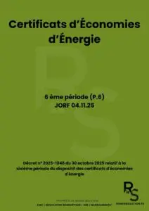 6 eme période CEE Décret n° 2025-1048